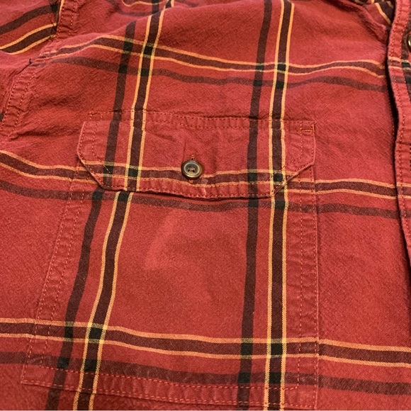 Carhartt Loose Fit Plaid Long Sleeve Button Down Shirt Men’s XL - Picture 3 of 9